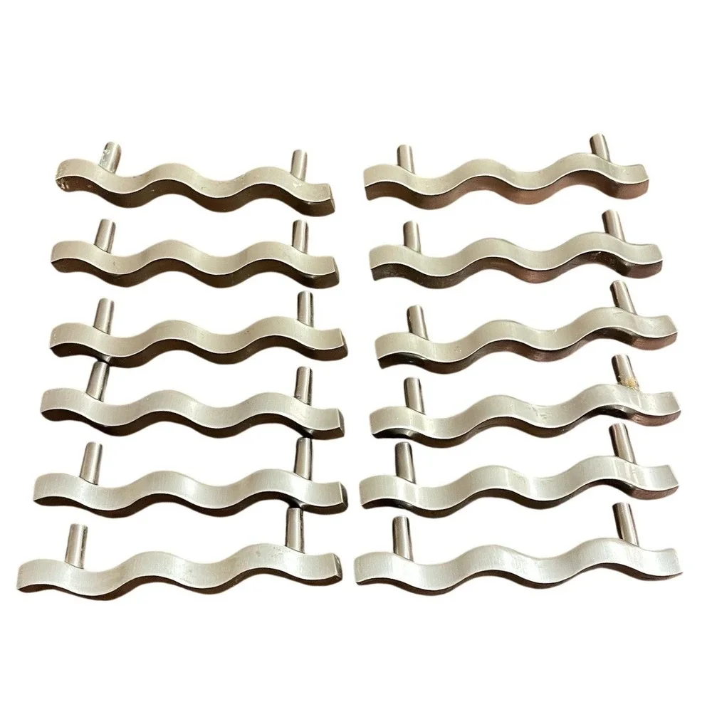 Stainless Steel Hickory P2161-SS Wave Zig-Zag Cabinet Handle Pull 3.75